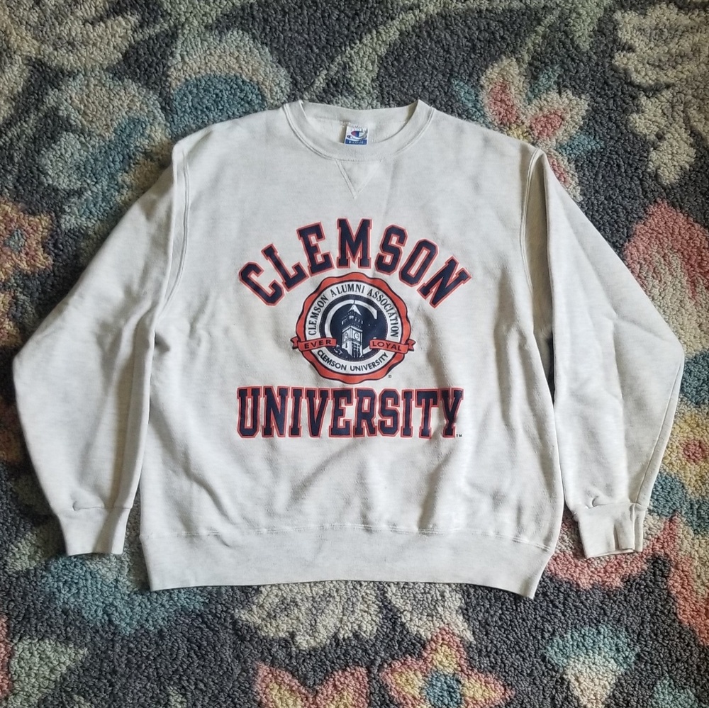 Vintage Clemson University Champion Sweater